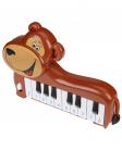 Детское пианино (19,5 см) "Мишка" (16 клавиш,звук,в пакете) (Арт. 1688855)
