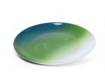 Тарелка MARBELLA 28см, цвет зеленый (стекло) FISSMAN 3835