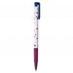 Ручка шариковая, Be Smart, толщина линии 0,7 мм, цвет чернил синий. Коллекция "Simple", бордовый