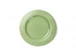 Тарелка Lykke 23х23х2,5см, цвет Зеленый (керамика) FISSMAN 6345