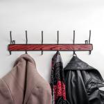 Вешалка настенная на 6 двойных крючков доляна