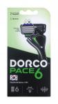 Cтанок для бритья Dorco Pace 6, 2 сменные кассеты