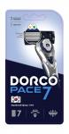 Станок для бритья Dorco Pace 7, 2 сменные кассеты