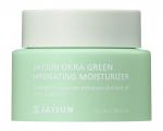 Okra Green Крем-гель для лица с экстрактом бамии улучшающий цвет лица подтягивающий, 50 мл