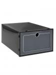 Коробка для хранения обуви Litzen Commom 1 шт, черный