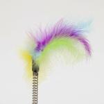 Игровой комплекс для кошек с 4 с шариками и дразнилкой-перьями на пружине