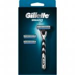 Бритвенные станки для мужчин Gillette Mach3 с 2 сменными кассетами