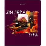Тетрадь предметная ORIGINAL 48л, TWIN лак, ЛИТЕРАТУРА, линия, подсказ, BRAUBERG, 404305