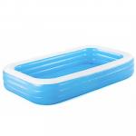 BESTWAY Бассейн надувной 305х183х56см Blue Rectangular Family Pool Deluxe (54009B) арт.810-234