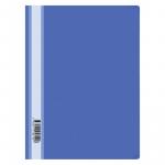 Папка-скоросшиватель пластик. OfficeSpace, А4, 120 мкм, синяя с прозр. верхом, Fms16-5_11689/ 240676