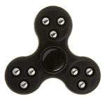 СПИННЕР пластик мульти черный Roller ball Fidget Spinner- black Color PACK 9х9*1,1 см.  Н86867