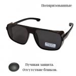 Солнцезащитные мужские очки BENTLEY, поляризованные, чёрные, глянцевые, 54132-Р2016 С3, арт.354.151