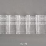 Лента шторная 100 мм IDEAL сборка: универсальная арт.1033-О цв. прозрачный уп. 10 м