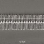 Лента шторная 40 мм IDEAL сборка: универсальная арт.401-0 цв. прозрачный уп. 10 м