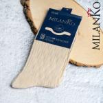 Мужские носки летние с выбитым рисунком (Узор 1) MilanKo N-180