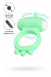 Виброкольцо на пенис A-Toys by TOYFA Fowd, силикон, зеленое, O 2,6 см