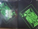 Карты игральные "Неон зеленый" 54шт пластиковые, водонепроницаемые