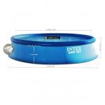 26166NP Бассейн надувной круглый EASY SET, 457х107см, фильтр-насос, лестница, тент, подстилка