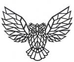 ***Деревянный декор настенный, панно, сборная модель EWA Design Сова