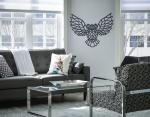 ***Деревянный декор настенный, панно, сборная модель EWA Design Сова