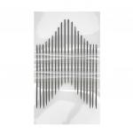 01837 Иглы ручные BLACK Sharps, №7, черный, 20 шт PONY