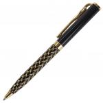 Ручка подарочная шариковая GALANT Klondike, корпус золот./черн., золот.детали, 0,7мм, синяя, 141357