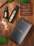 ZEITUN Подарочный набор для мужчин "Брутальный уход": масло для бороды и усов, гель для душа и умывания, гребень для волос и бороды