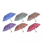 Зонт универсальный, механика, металл, пластик, полиэстер, 55см, 8 спиц, 6 цветов