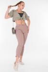 Женские брюки Артикул 9021-40 (темно-бежевый)
