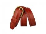 Кожаный коньяк мужской джинсовый ремень B40-1255