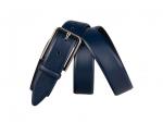 Кожаный синий мужской классический ремень PR35-235