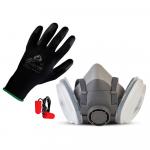Комплект противопылевой DK-5500 (полумаска с фильтрами, беруши, перчатки), размер M, Jeta Safety