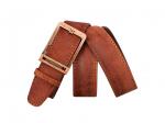 Кожаный коньяк мужской джинсовый ремень B40-1276