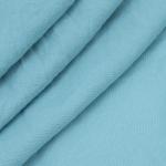 Ткань на отрез полиэстер с эффектом персика 220 см 15-5209 цвет голубой