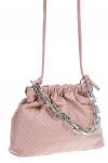 Женская сумка из искусственной кожи, цвет нежно розовый