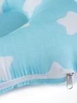 Подушка малютка «Белые пряники на голубом»