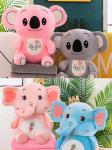 Игрушка с пледом КОАЛА HELLO - розовый р-р 130х160