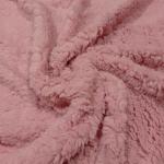 Ткань Шерпа цвет Розовый