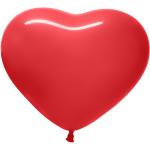 Воздушные шары 25 шт, 10"/25см Сердце (красный)