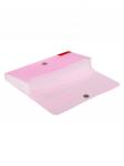 COMIX Marseille папка-конверт на кнопке 262х135х23 мм, 13 отделений розовая НОВИНКА