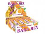 Жевательная конфета БАБА-ЯГА апельсин