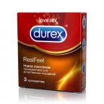 Презерватив Durex №3 (Pan) (RealFeel) для естественных ощущений (6689)