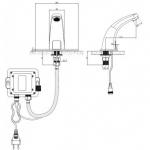 Кран сенсорный ZOLLEN SENSOR (арт.SE92630132) для умывальника