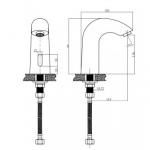 Кран сенсорный ZOLLEN SENSOR (арт.SE92630231) для умывальника