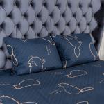 Чехол декоративный для подушки с молнией, ультрастеп 4016 50/70 см