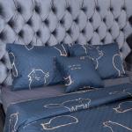 Чехол декоративный для подушки с молнией, ультрастеп 4016 45/45 см