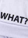 Бандана трикотажная для мальчика what?, белый