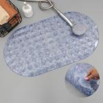 SPA-коврик для ванны на присосках Доляна «Пузырьки блестящие», 35?67 см, цвет МИКС