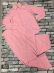 Костюм рубашка и брюки лайт розовый OP37