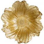 Аксам 339-366 блюдо "golden flower" 30cm